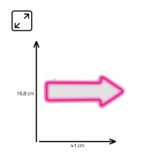 Manta SNL107PK Style Neon Lights Arrow rožinė Manta SNL107PK Style Neon Lights Arrow rožinė