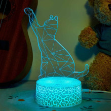 Manta SNL119RGB LED lempa Šviesos apdaila Gyvūnai RGB 3D