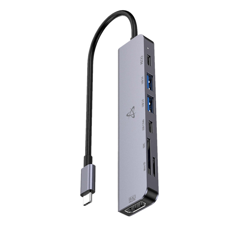Sbox H-999 7in1 USB-C šakotuvas