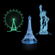 Manta SNL125RGB LED lempa Šviesos apdaila Pastatai RGB 3D