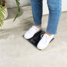 Salter 9207 BCFEU12 Compact Electronic Bathroom Scale - Black