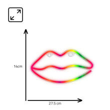 Manta SNL61RGB stiliaus neoninės šviesos LIPAI Manta SNL61RGB stiliaus neoninės šviesos LIPAI