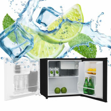 Manta MM515PSL Fridge 46L Silver inox / black