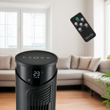 „Lovio LVTF101N24C“ bokšto formos ventiliatorius „AirWave“, juodas