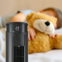 „Lovio LVTF101N24C“ bokšto formos ventiliatorius „AirWave“, juodas