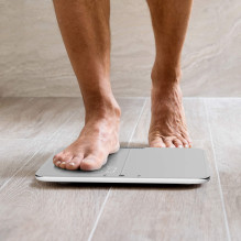 Salter 9164 WH3RJLEU16 Ghost Compact Analyser Scale, White