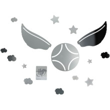 Paladone Harry Potter Golden Snitch Mirror Wall Decals