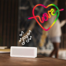 Manta SNL59RGB stiliaus neoninės lemputės MEILĖS ŠIRDELĖ Manta SNL59RGB stiliaus neoninės lemputės MEILĖS ŠIRDELĖ