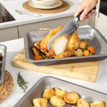 Salter BW13675 Essentials 3-Piece Roasting Tray Set