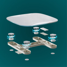 Homedics SCL-B125-SV3R esminės kūno svorio svarstyklės