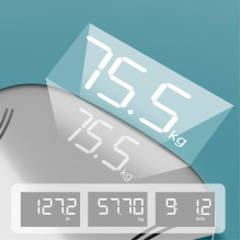 Homedics SCL-LDB135-SV3R Essential XL kūno svorio svarstyklės su ekranu