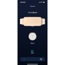 Homedics SS-WB100CE-WW, WakeBand, Your Silent Alarm, Cream