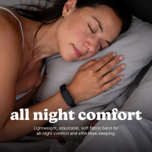 Homedics SS-WB100BK-WW WakeBand, Your Silent Alarm, Black