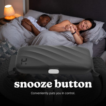 Homedics SS-WB100BK-WW WakeBand, Your Silent Alarm, Black