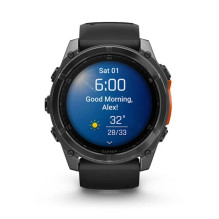 Garmin Fenix 8 51mm Slate Gray Steel / Black (010-02905-00)