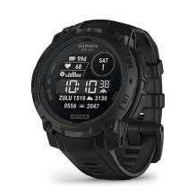 „Garmin Instinct 3“ 45 mm saulės energija varomas taktinis laikrodis, juodas (010-02934-50)