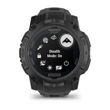 „Garmin Instinct 3“ 50 mm saulės energija varomas taktinis laikrodis, juodas (010-02935-50)