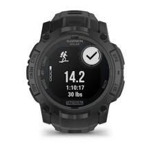 „Garmin Instinct 3“ 50 mm saulės energija varomas taktinis laikrodis, juodas (010-02935-50)