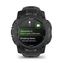 „Garmin Instinct 3“ 50 mm „Amoled“ taktinis leidimas, juodas (010-03020-50)