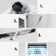 Aiwa AIWA-PAC10Y2 nešiojamas oro kondicionierius