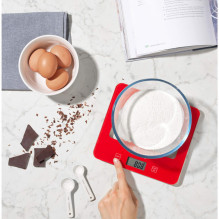 Russell Hobbs RH015711RAR Square digital scale 5kg red Russell Hobbs RH015711RAR Square digital scale 5kg red