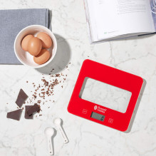 Russell Hobbs RH015711RAR Square digital scale 5kg red Russell Hobbs RH015711RAR Square digital scale 5kg red