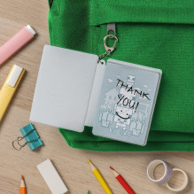 Paladone Minecraft Mini Puffy Notepad Keyring