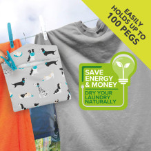 Beldray LA032005DFEU7 Peg Bag - Dog Print Beldray LA032005DFEU7 Peg Bag - Dog Print