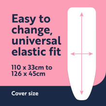 Beldray LA033491FEU7 Universal Ironing Board Cover