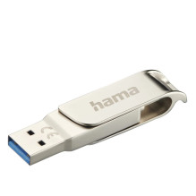 Hama 00182491 C-Rotate Pro 128GB USB 3.0 sidabrinė