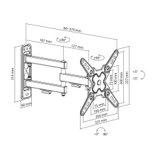Sbox LCD-223-2 (13-43 / 20kg / 200x200) Sbox LCD-223-2 (13-43 / 20kg / 200x200)
