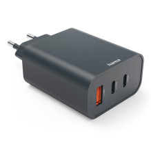 Hama 08644500 65W PD Wall Charger 2x USB-C USB-A Fast Charging ECOSENTIAL
