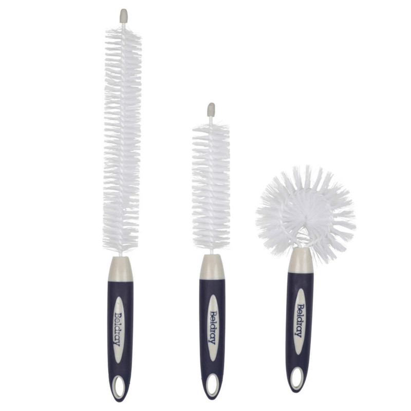 Beldray LA030117FEU7 Deep Clean 3-Piece Bottle Brush Set