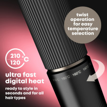 „Revamp TO-1250-EU“ ilgos žnyplės be pastangų garbanojančioms garbanoms