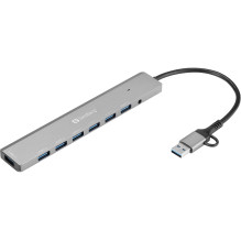 Sandberg 136-66 USB-C / A to 7 x USB 3.0 Hub
