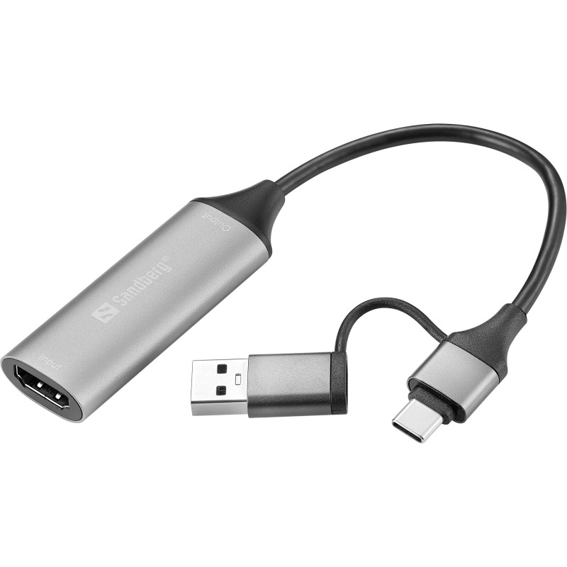Sandberg 136-70 HDMI Capture Link to USB-C / A