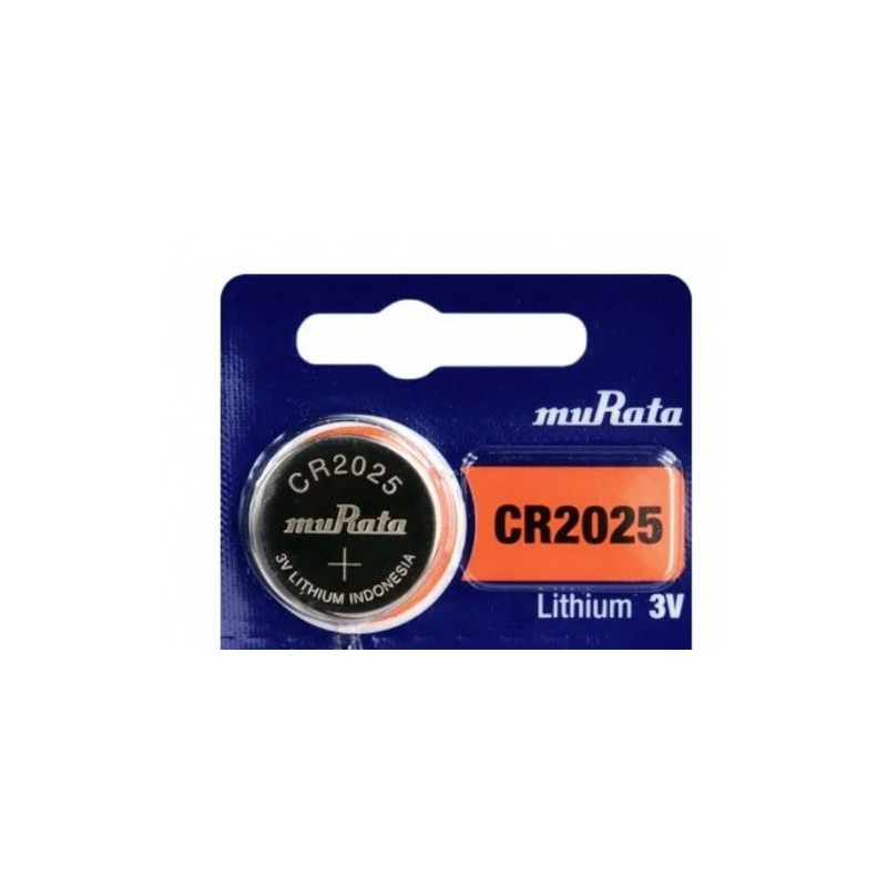 CR2025 batteries 3V Murata lithium CR2025 in a package of 1 pc.