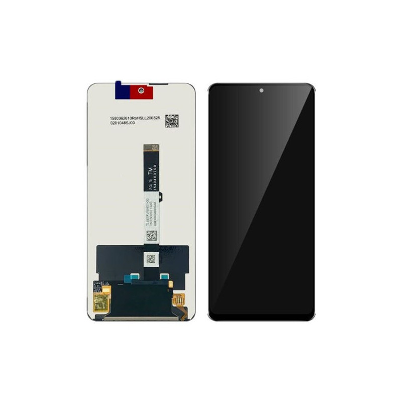 Ekranas Xiaomi Poco X3 / Poco X3 NFC / Poco X3 Pro / Mi 10T Lite su lietimui jautriu stikliuku juodas ORG