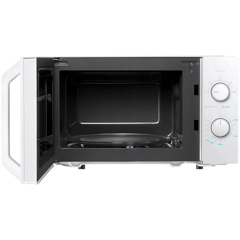 Toshiba Microwave oven, volume 20L, mechanical control, 800W, 5 power levels, LED lighting, defrosting, cooking end sign