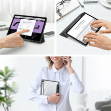 Dėklas Dux Ducis Toby Samsung X520 / X526 Tab S10 FE / X710 / X716 Tab S9 / X510 / X516 Tab S9 FE juodas