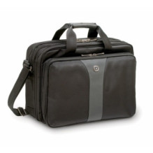 Bag for laptop computer Wenger Legacy 16" Double Gusset Black / Gray