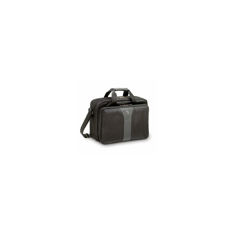 Bag for laptop computer Wenger Legacy 16" Double Gusset Black / Gray