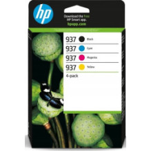HP 937 4-Pack Color Ink...