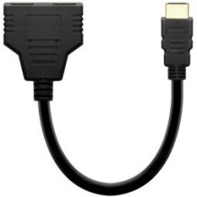 Savio HDMI skirstytuvo adapteris, kištukas (vyriškas) - 2 x HDMI lizdas (lizdas)
