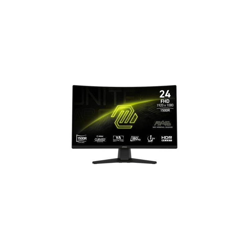 Monitors MSI MAG 242C 23.6 VA Curve FHD 1ms 180Hz