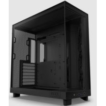 Kompiuterio korpusas NZXT H6 Flow matinės juodos spalvos