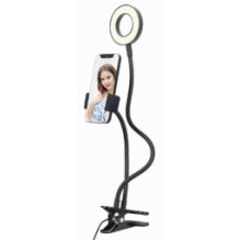 Gembird LED Selfie Ring Light with Phone Holder