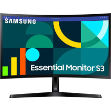 Monitor Samsung Essential S3 24" Curved 100Hz LS24D366GAUXEN