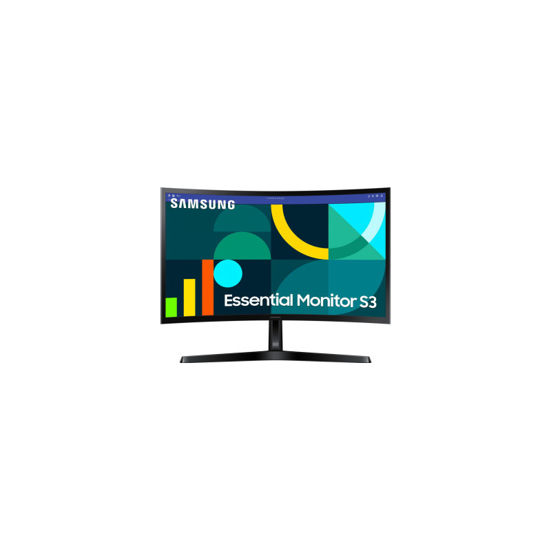 Monitor Samsung Essential S3 24" Curved 100Hz LS24D366GAUXEN
