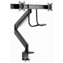 Monitor mount Gembird Desk Mounted Adjustable Monitor Arm for 2 Monitors
